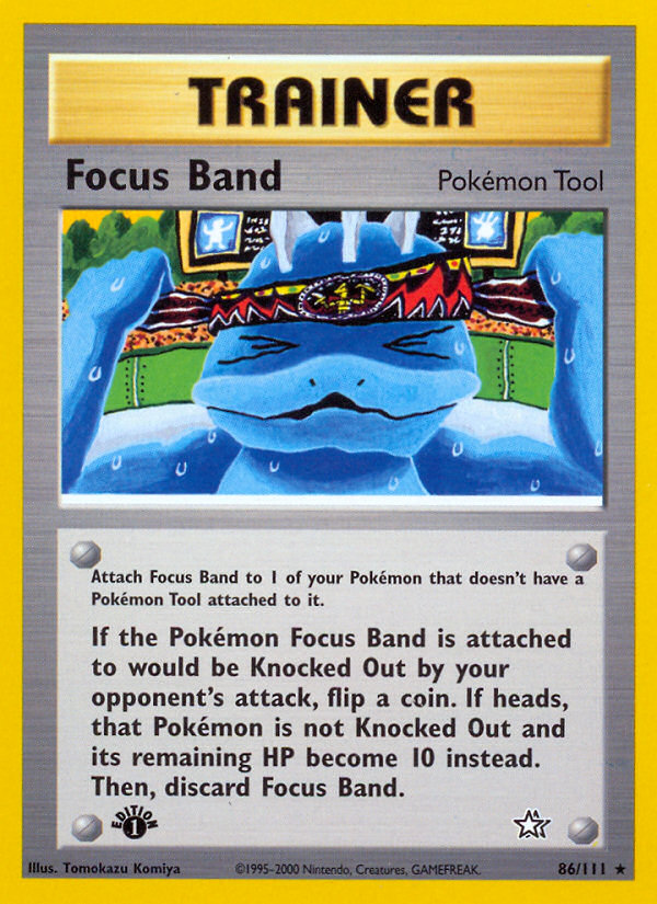 Focus Band (86/111) [Neo Genesis 1st Edition] | Good Games North