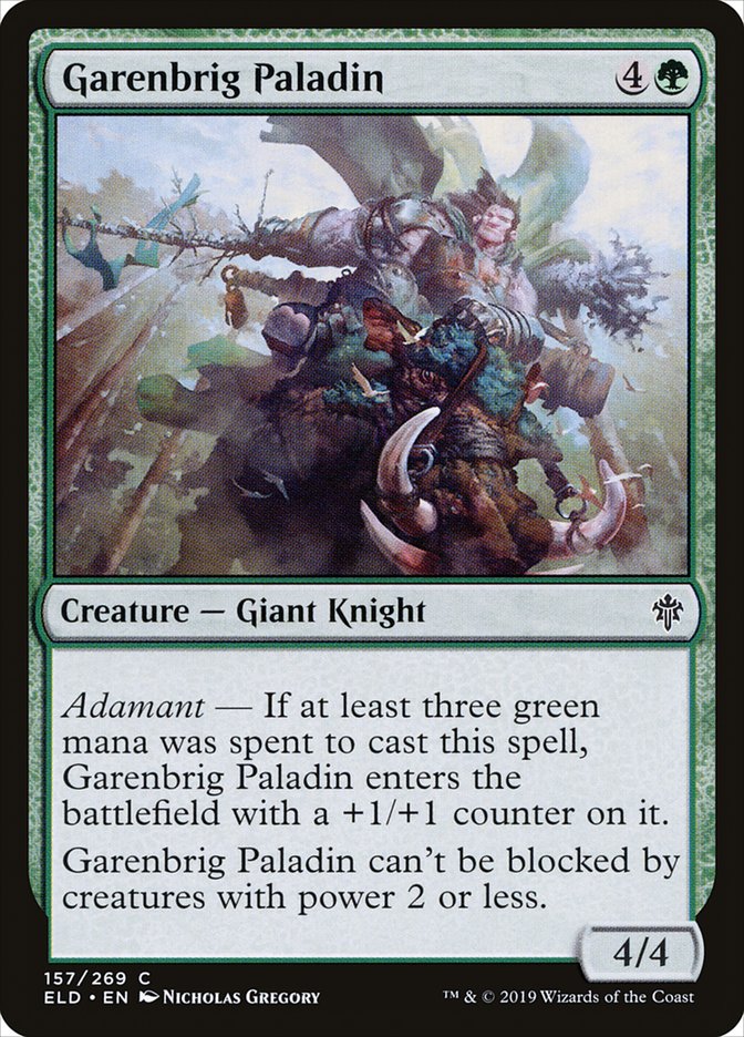 Garenbrig Paladin [Throne of Eldraine] | Good Games North