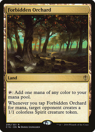 Forbidden Orchard [Commander 2016] | Good Games North