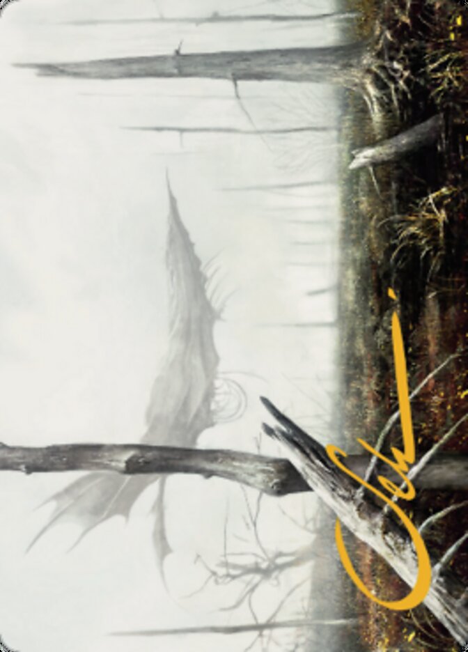 Swamp Art Card (Gold-Stamped Signature) [Dominaria United Art Series] | Good Games North