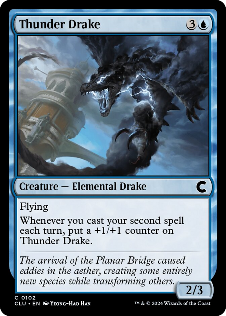 Thunder Drake [Ravnica: Clue Edition] | Good Games North
