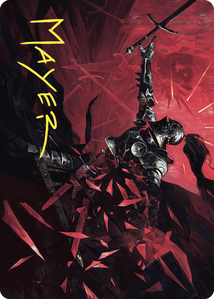 Shatter the Oath Art Card (Gold-Stamped Signature) [Wilds of Eldraine Art Series] | Good Games North