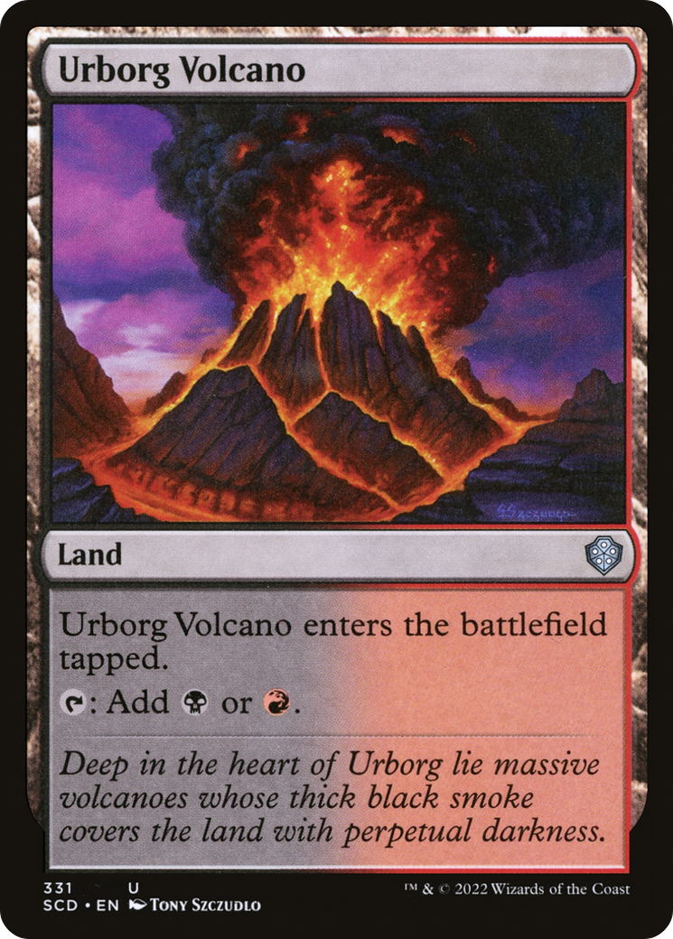 Urborg Volcano [Starter Commander Decks] | Good Games North
