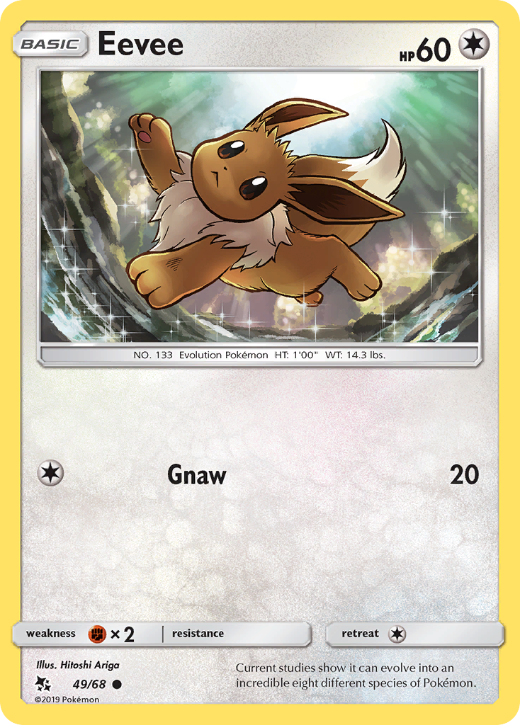 Eevee (49/68) [Sun & Moon: Hidden Fates] | Good Games North