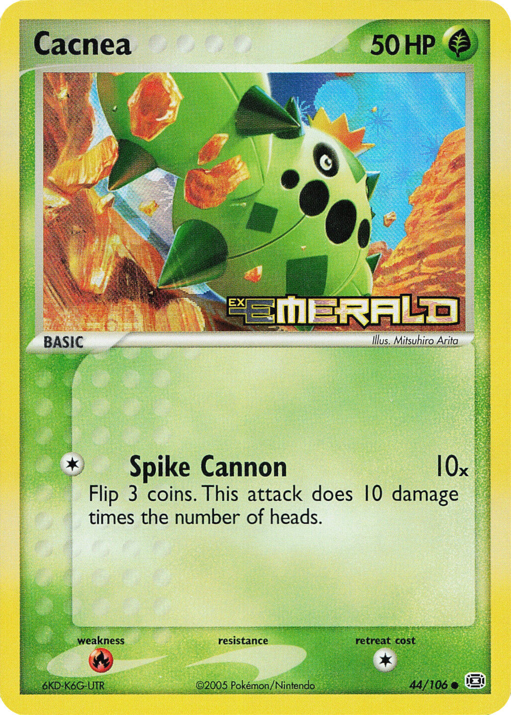 Cacnea (44/106) (Stamped) [EX: Emerald] | Good Games North