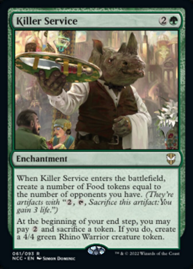 Killer Service (Promo Pack) [Streets of New Capenna Commander Promos] | Good Games North