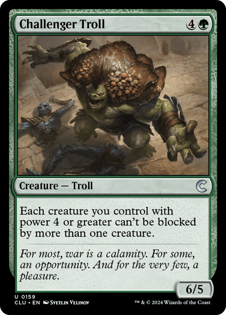 Challenger Troll [Ravnica: Clue Edition] | Good Games North