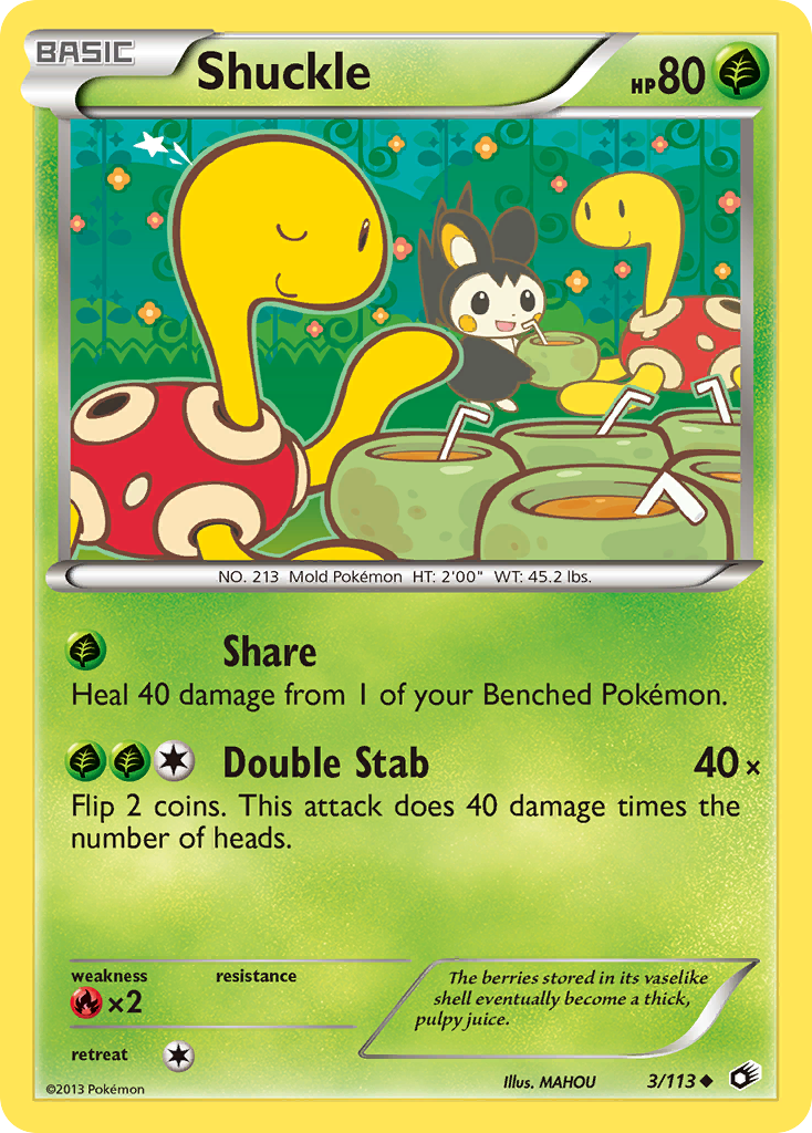 Shuckle (3/113) [Black & White: Legendary Treasures] | Good Games North