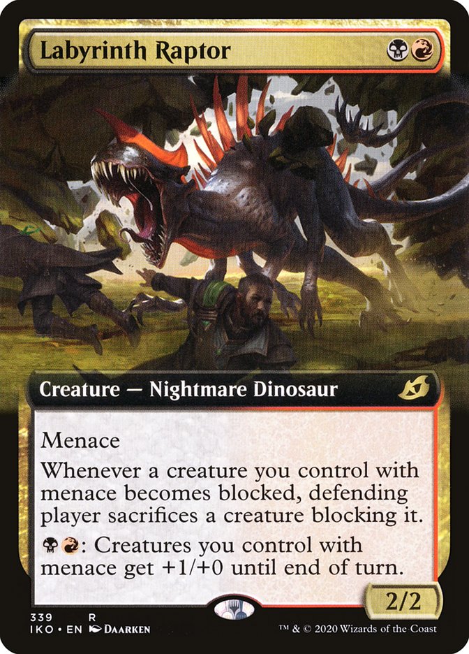 Labyrinth Raptor (Extended Art) [Ikoria: Lair of Behemoths] | Good Games North