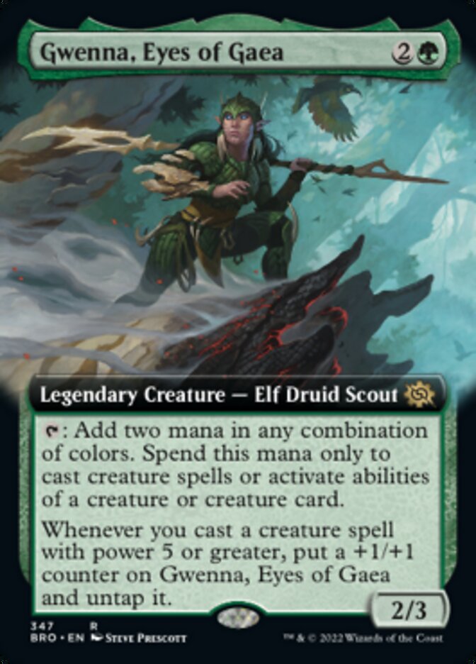 Gwenna, Eyes of Gaea (Extended Art) [The Brothers' War] | Good Games North