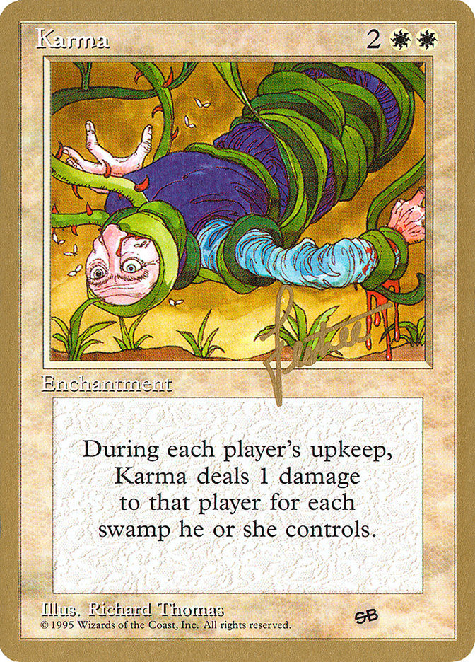 Karma (Bertrand Lestree) (SB) [Pro Tour Collector Set] | Good Games North