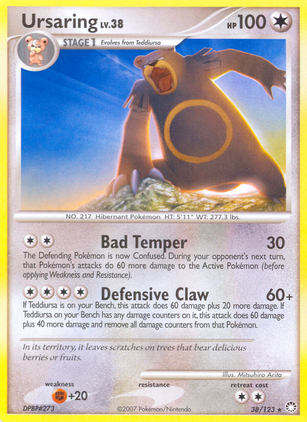 Ursaring (38/123) [Diamond & Pearl: Mysterious Treasures] | Good Games North