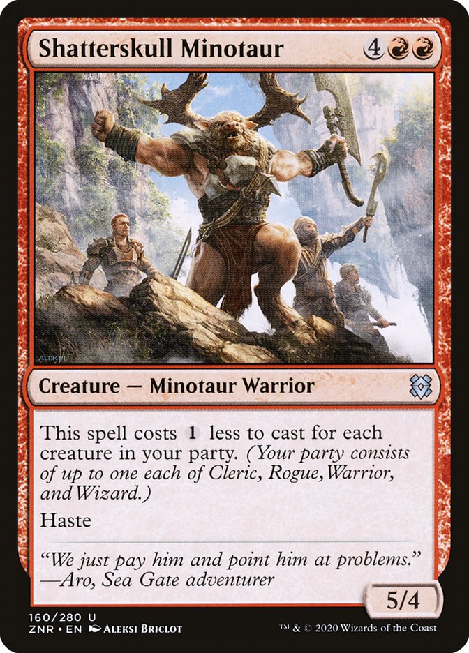 Shatterskull Minotaur [Zendikar Rising] | Good Games North