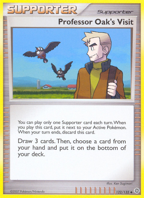 Professor Oak's Visit (122/132) [Diamond & Pearl: Secret Wonders] | Good Games North