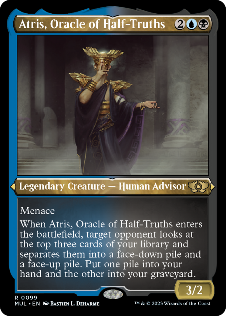 Atris, Oracle of Half-Truths (Foil Etched) [Multiverse Legends] | Good Games North