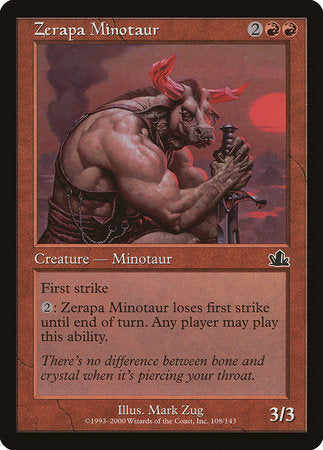 Zerapa Minotaur [Prophecy] | Good Games North