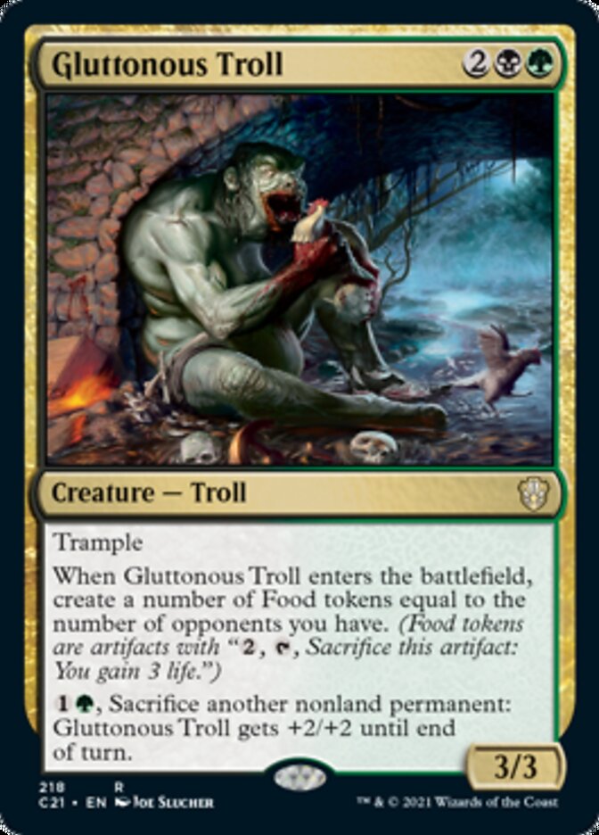 Gluttonous Troll [Commander 2021] | Good Games North
