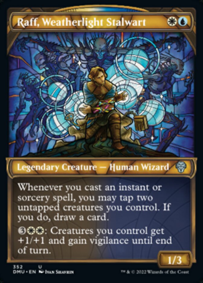 Raff, Weatherlight Stalwart (Showcase Textured) [Dominaria United] | Good Games North