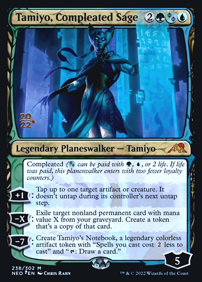 Tamiyo, Compleated Sage [Kamigawa: Neon Dynasty Prerelease Promos] | Good Games North