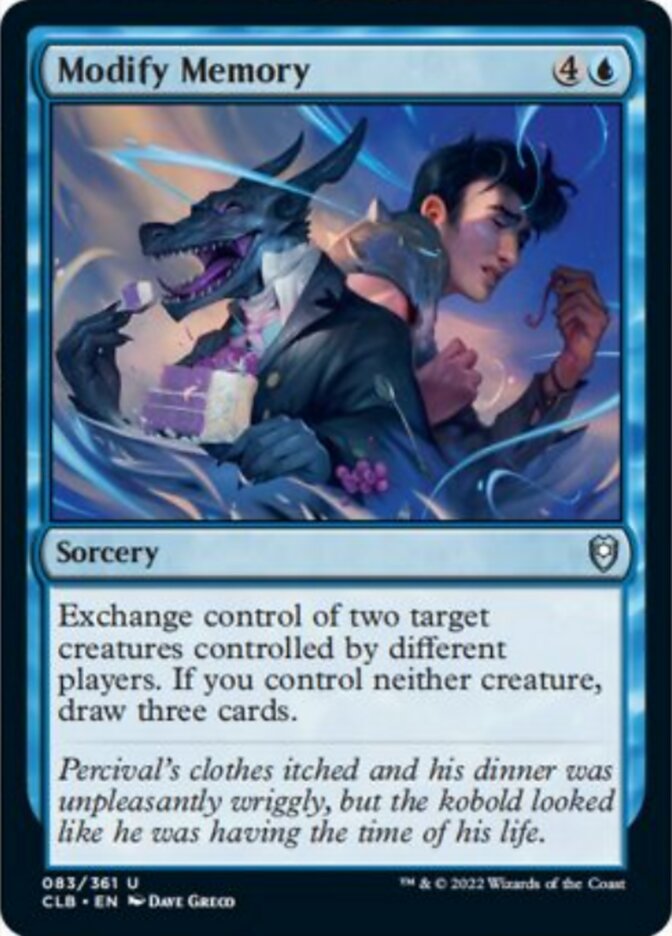 Modify Memory [Commander Legends: Battle for Baldur's Gate] | Good Games North