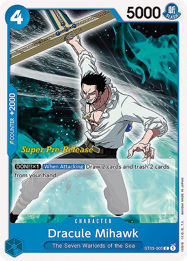 Dracule Mihawk [Super Pre-Release Starter Deck: The Seven Warlords of the Sea] | Good Games North