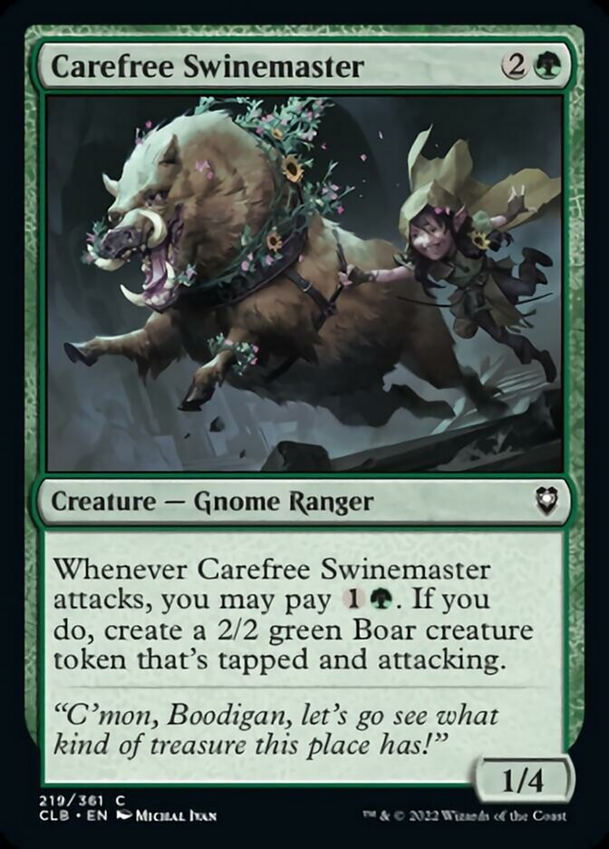 Carefree Swinemaster [Commander Legends: Battle for Baldur's Gate] | Good Games North