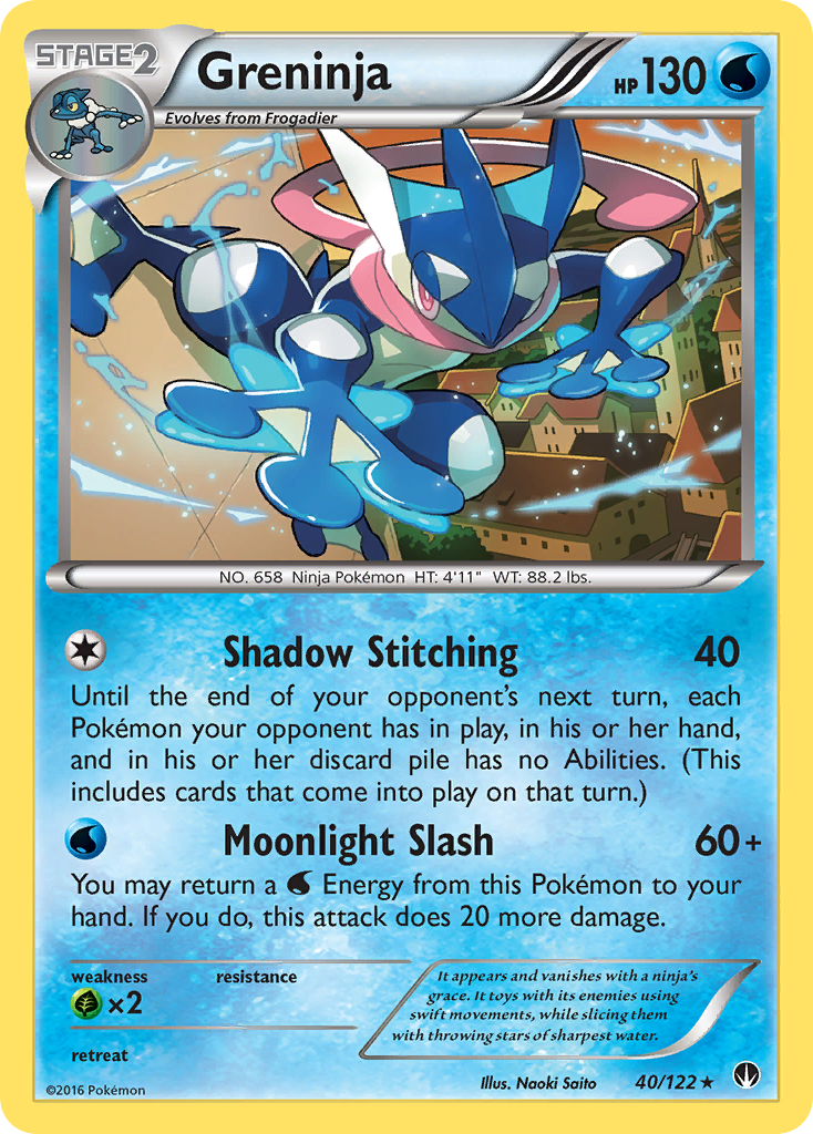 Greninja (40/122) [XY: BREAKpoint] | Good Games North
