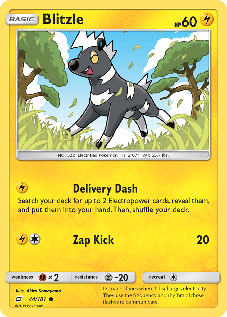 Blitzle (44/181) [Sun & Moon: Team Up] | Good Games North