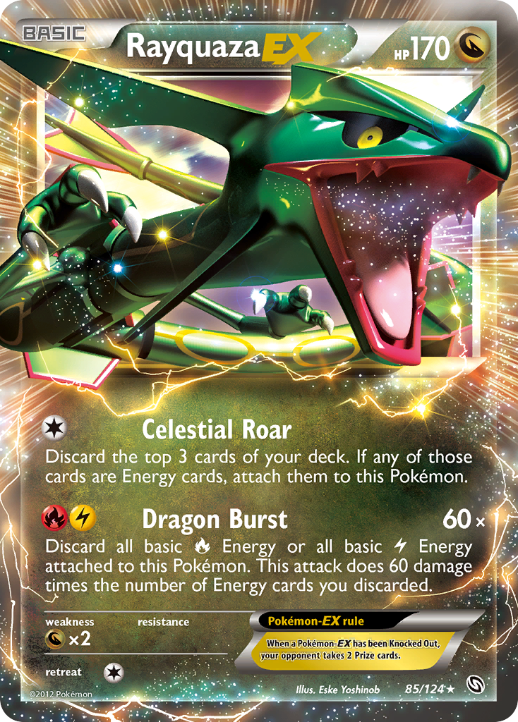 Rayquaza EX (85/124) [Black & White: Dragons Exalted] | Good Games North