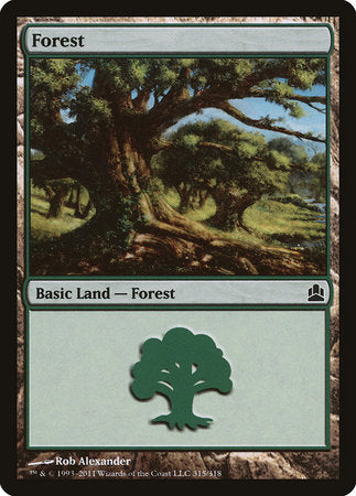 Forest (315) [Commander 2011] | Good Games North
