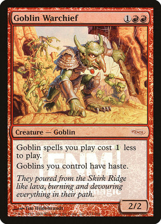 Goblin Warchief (2006) [Friday Night Magic 2006] | Good Games North