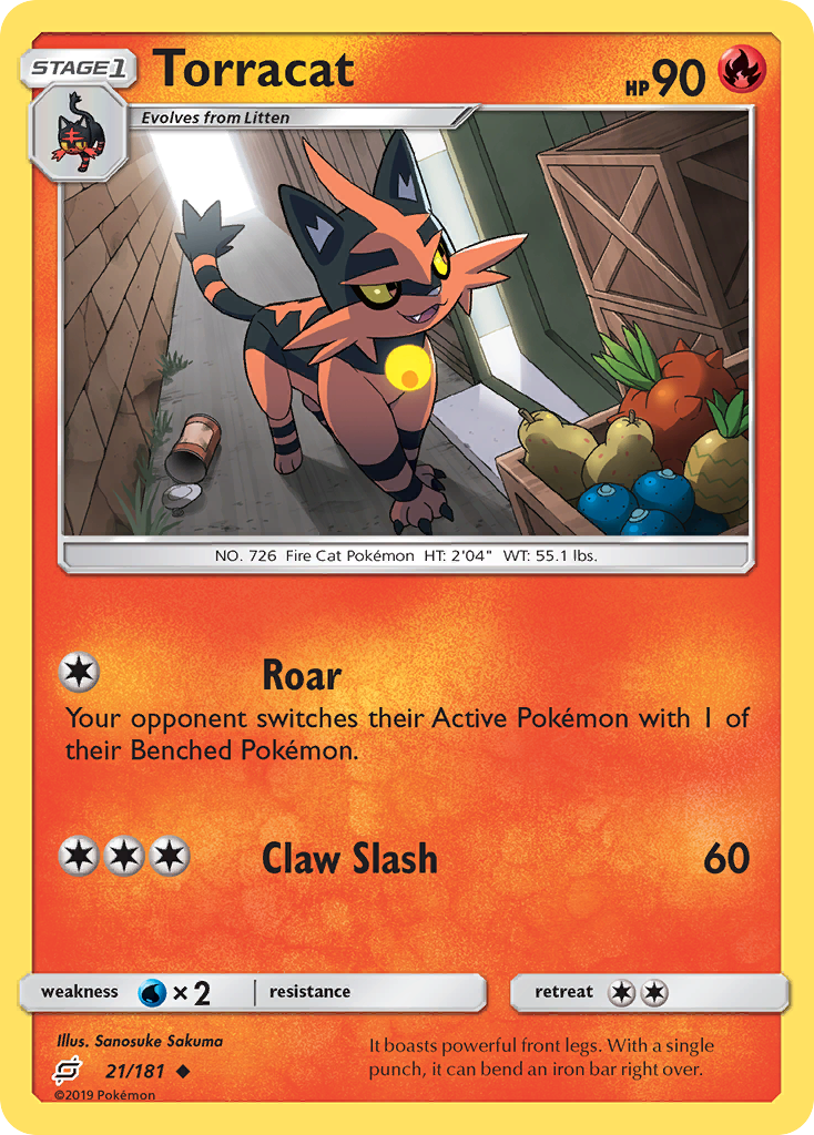 Torracat (21/181) [Sun & Moon: Team Up] | Good Games North