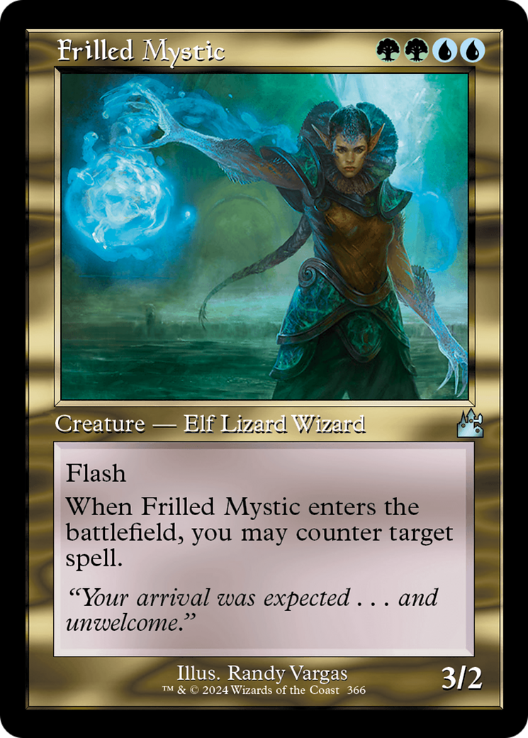 Frilled Mystic (Retro Frame) [Ravnica Remastered] | Good Games North