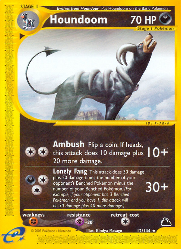 Houndoom (12/144) [Skyridge] | Good Games North