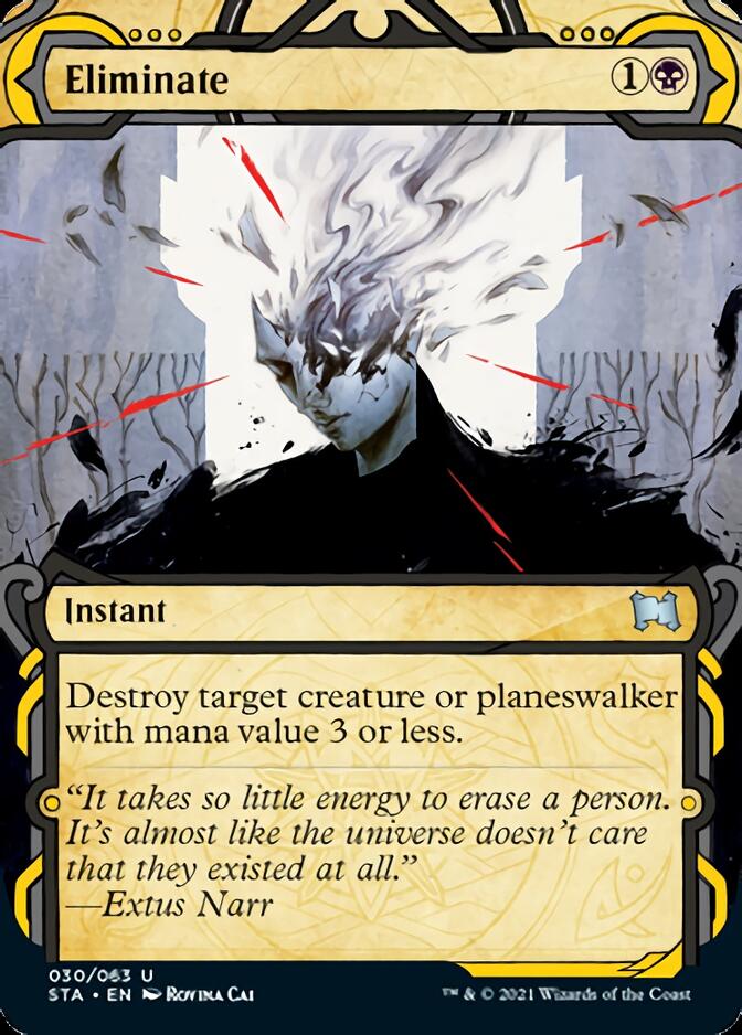Eliminate (Etched Foil) [Strixhaven Mystical Archive] | Good Games North