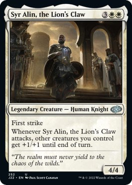 Syr Alin, the Lion's Claw [Jumpstart 2022] | Good Games North