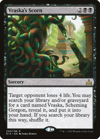 Vraska's Scorn [Rivals of Ixalan] | Good Games North