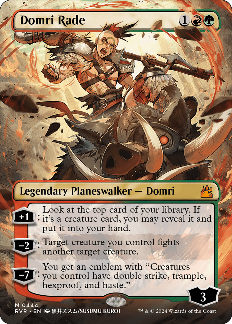 Domri Rade (Anime Borderless) [Ravnica Remastered] | Good Games North