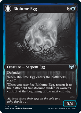 Biolume Egg // Biolume Serpent [Innistrad: Double Feature] | Good Games North