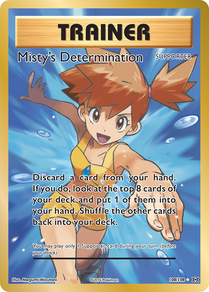 Misty's Determination (108/108) [XY: Evolutions] | Good Games North