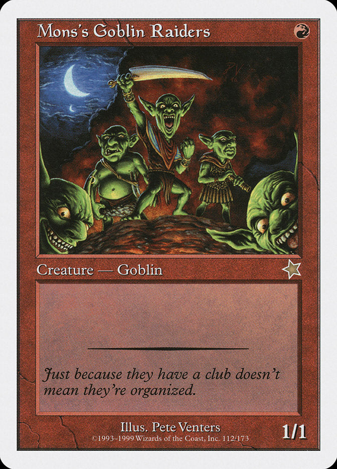 Mons's Goblin Raiders [Starter 1999] | Good Games North
