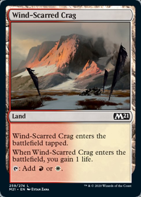 Wind-Scarred Crag [Core Set 2021] | Good Games North