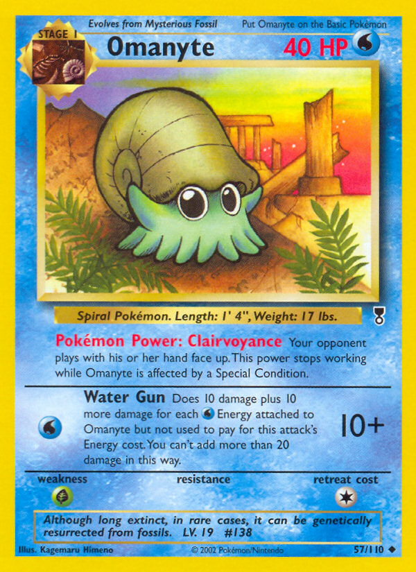 Omanyte (57/110) [Legendary Collection] | Good Games North