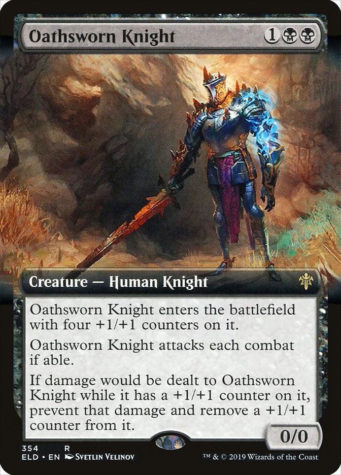Oathsworn Knight (Extended Art) [Throne of Eldraine] | Good Games North