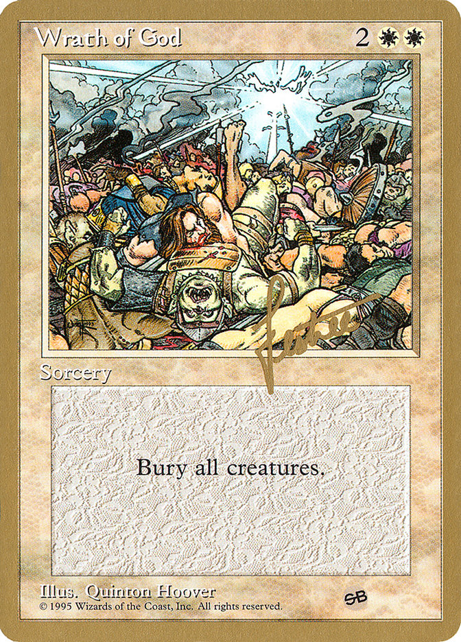 Wrath of God (Bertrand Lestree) (SB) [Pro Tour Collector Set] | Good Games North