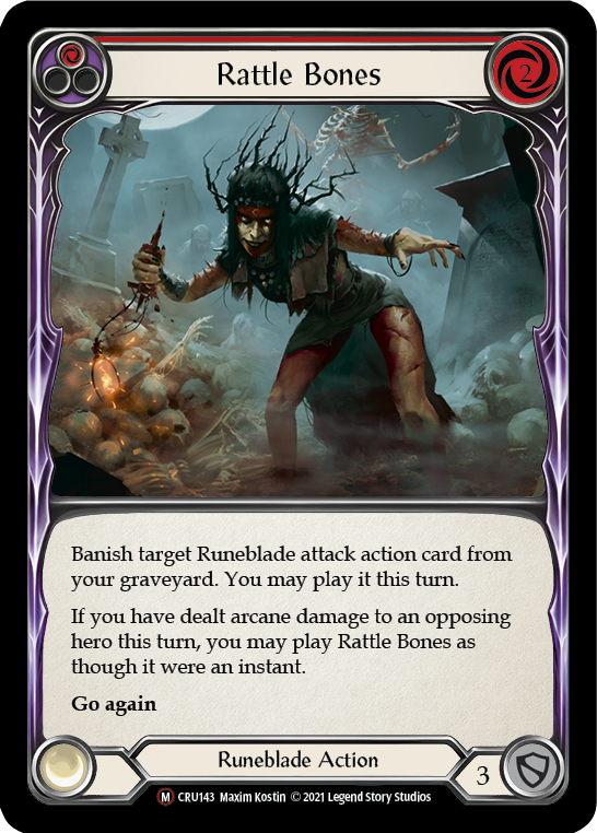 Rattle Bones [U-CRU143-RF] Unlimited Rainbow Foil | Good Games North