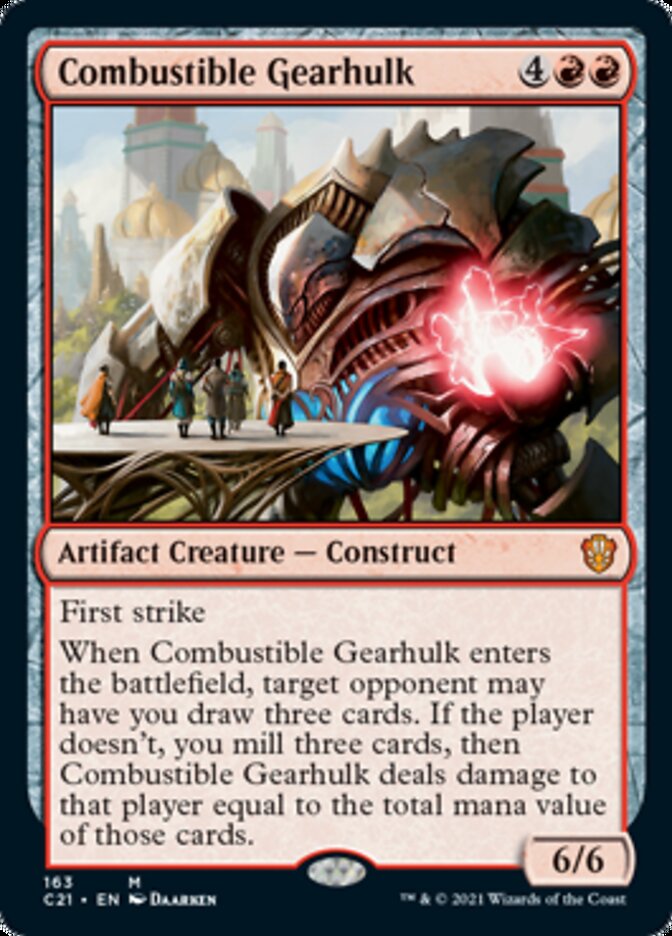 Combustible Gearhulk [Commander 2021] | Good Games North
