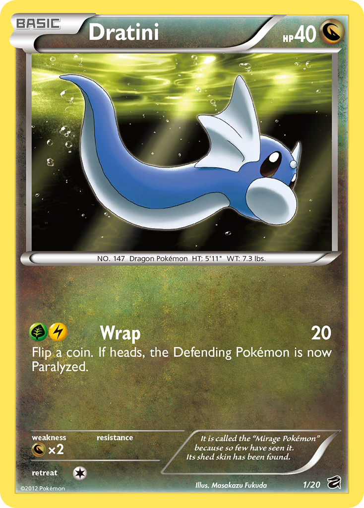 Dratini (1/20) [Black & White: Dragon Vault] | Good Games North