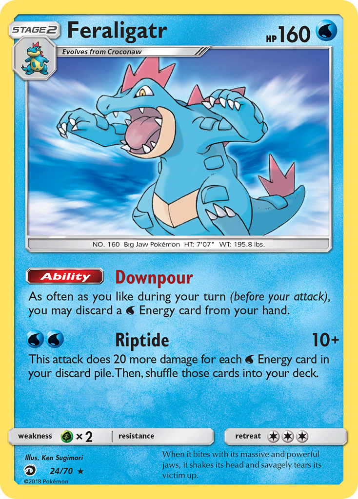 Feraligatr (24/70) [Sun & Moon: Dragon Majesty] | Good Games North