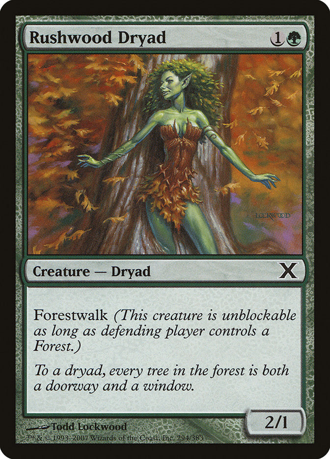 Rushwood Dryad [Tenth Edition] | Good Games North